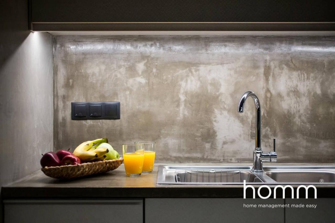 Unique Urban Homm Studio In Piraeus, Alkiviadou Apartment Luaran gambar