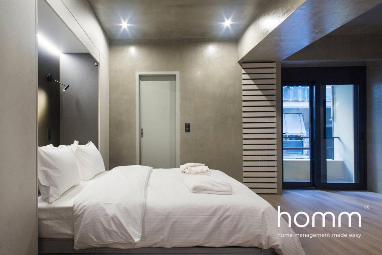 Unique Urban Homm Studio In Piraeus, Alkiviadou Apartment Luaran gambar