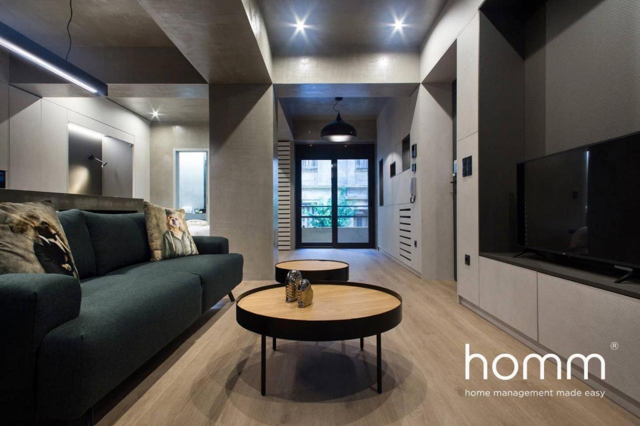 Unique Urban Homm Studio In Piraeus, Alkiviadou Apartment Luaran gambar