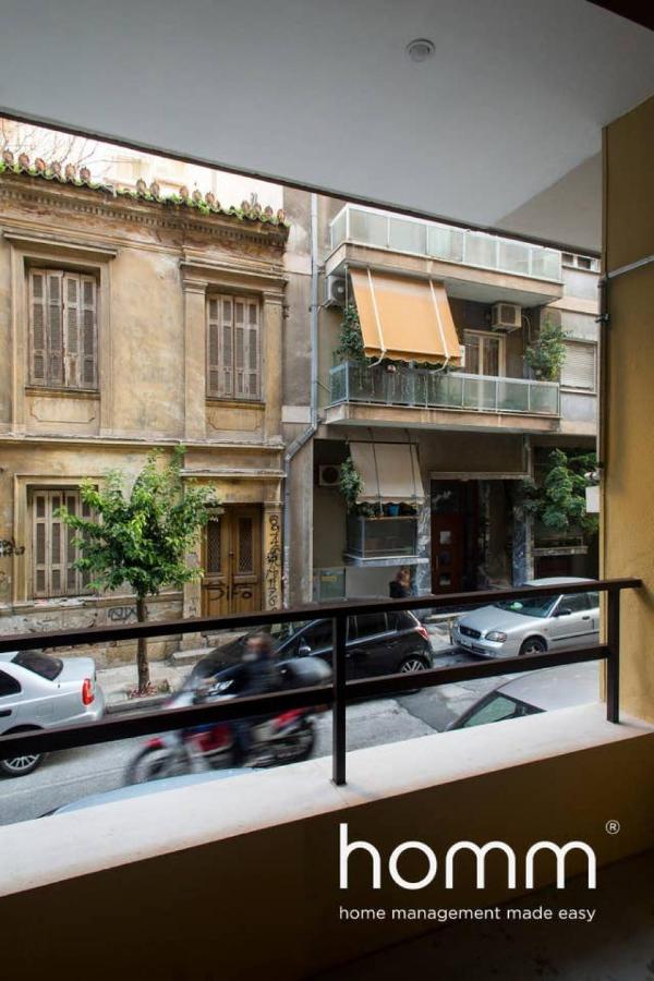 Unique Urban Homm Studio In Piraeus, Alkiviadou Apartment Luaran gambar
