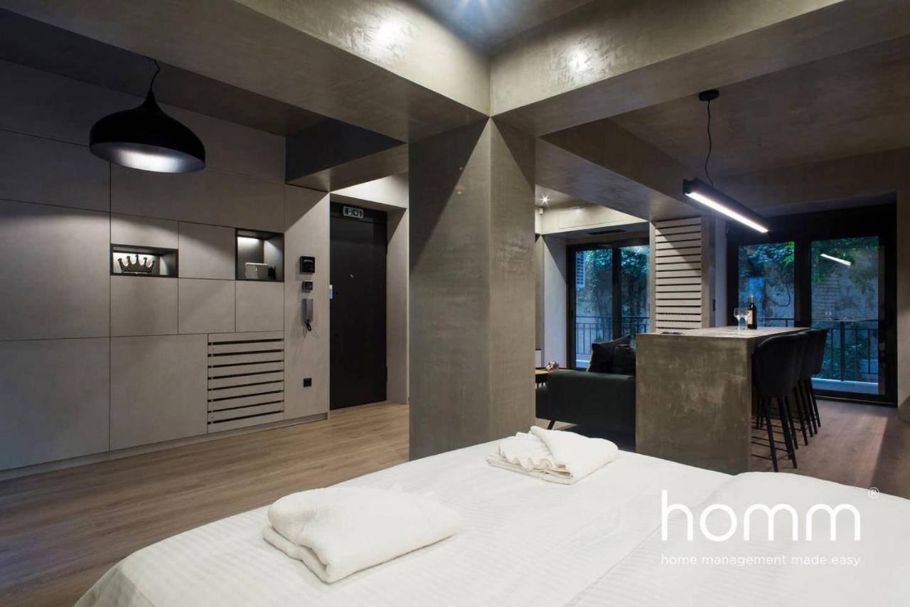 Unique Urban Homm Studio In Piraeus, Alkiviadou Apartment Luaran gambar