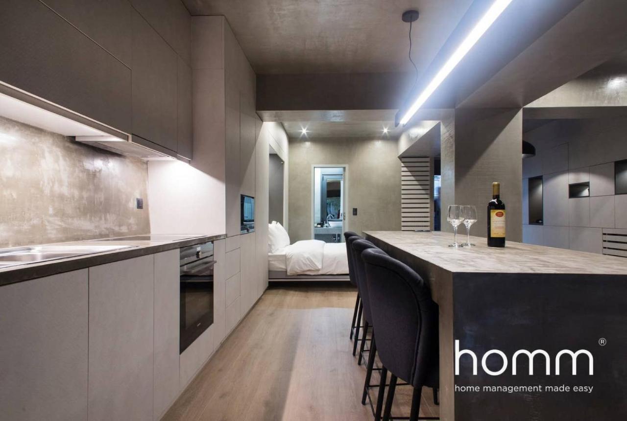 Unique Urban Homm Studio In Piraeus, Alkiviadou Apartment Luaran gambar